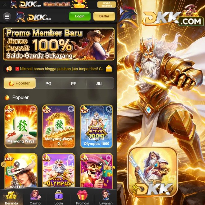 DKK - Situs Resmi Slot Online dan Pilihan Game PG Soft
