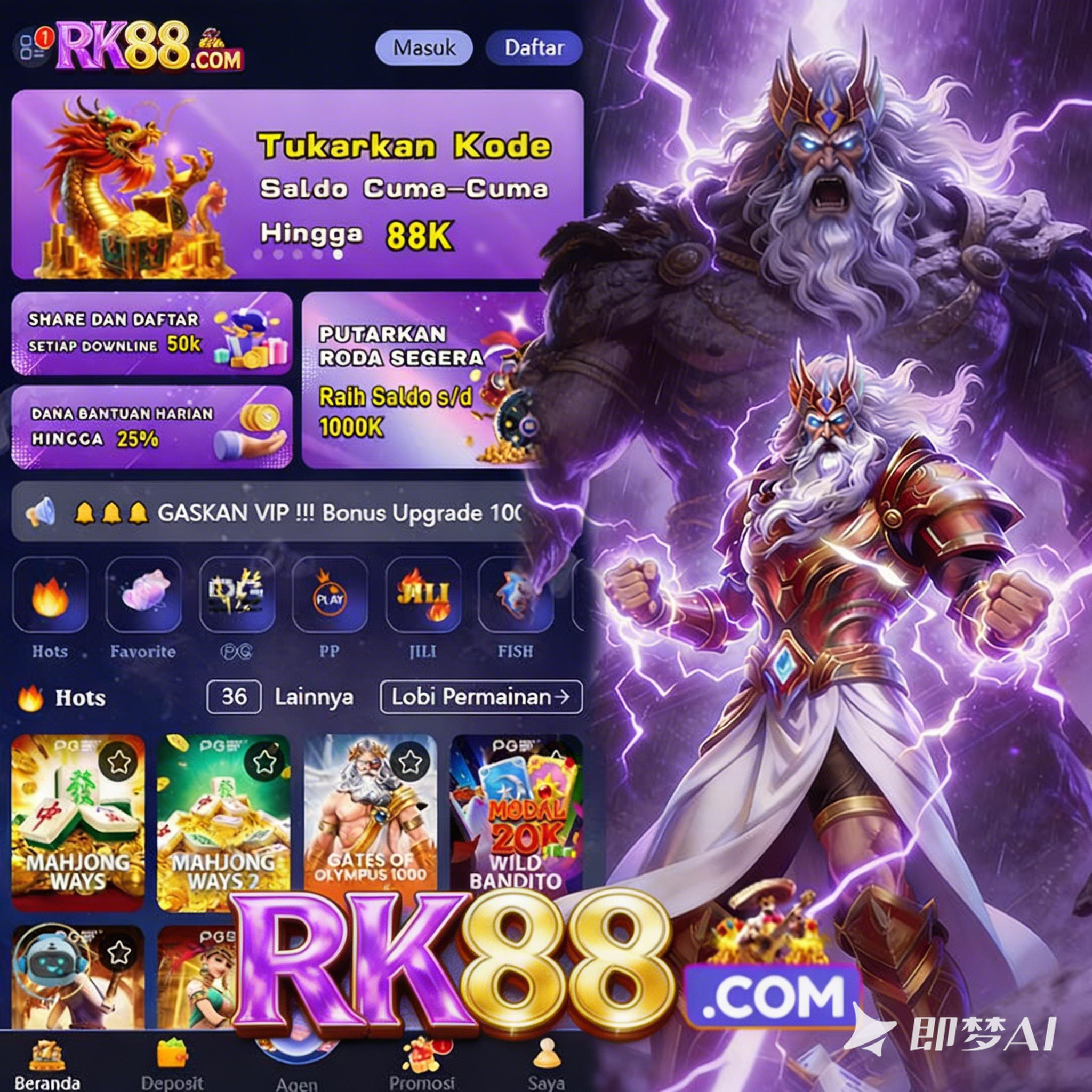 RK88 - Indonesia Jadi Pilihan untuk Menjelajahi Tema Slot Online Berbeda