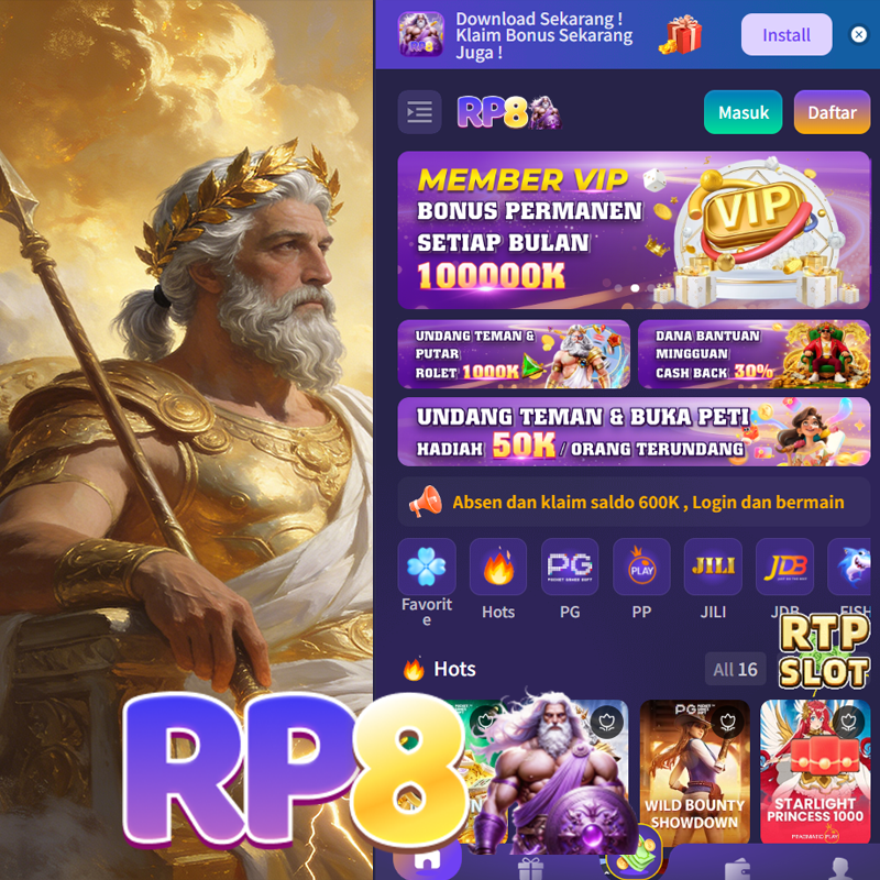 RP8 - Jelajahi Ragam Slot Online dengan Tema Menarik
